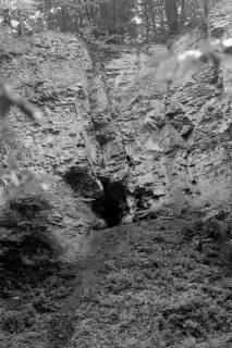 ARH NL Dierssen 0105/0010, Felshöhlen im Saupark, zwischen 1946/1947