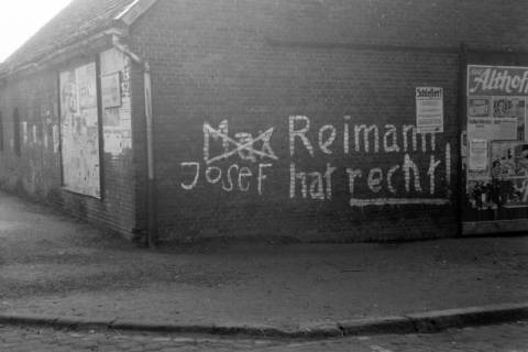 ARH NL Dierssen 0201/0013, Aufschrift - "Max Reimann hat Recht", 1949