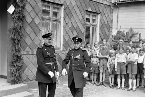 ARH NL Dierssen 1058/0006, Umzug Schützenfest, Eldagsen, 1950