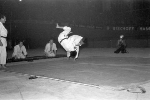 ARH NL Dierssen 1226/0008, "Fest der Sportpresse": Judo mit japanischem Weltmeister, Hannover, 1953