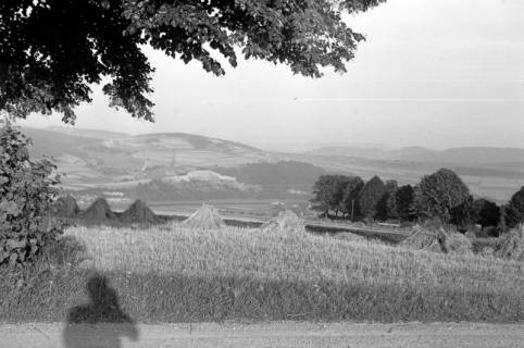 ARH NL Dierssen 1251/0007, Blick aufs Weserbergland, Polle, 1953