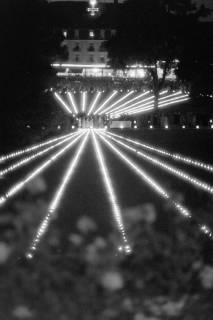 ARH NL Dierssen 1253/0018, Illumination "Goldener Sonntag" im Kurpark, Bad Pyrmont, 1953