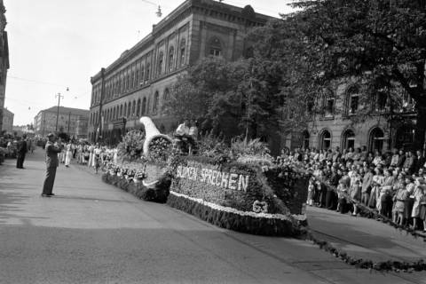 ARH NL Dierssen 1265/0022, Blumenkorso, Hannover, 1953