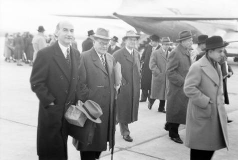 ARH NL Dierssen 1270/0001, Besuch des spanischen Landwirtschaftsministers Rafael Cavestany y de Anduaga, Hannover, 1953