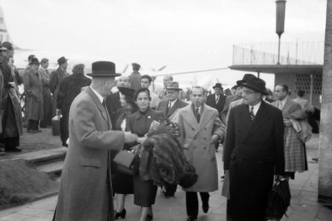 ARH NL Dierssen 1270/0002, Besuch des spanischen Landwirtschaftsministers Rafael Cavestany y de Anduaga, Hannover, 1953