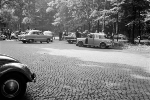 ARH NL Dierssen 1278/0015, Start der Burgenfahrt, Hannover, 1954