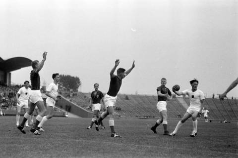 ARH NL Dierssen 1311/0023, Feldhandball-WM: BR Deutschland gegen Norwegen, Hannover, 1955