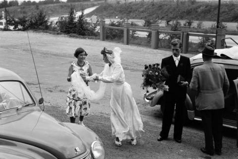 ARH NL Dierssen 1329/0018, Hochzeit Meinhard, Sarstedt, 1955