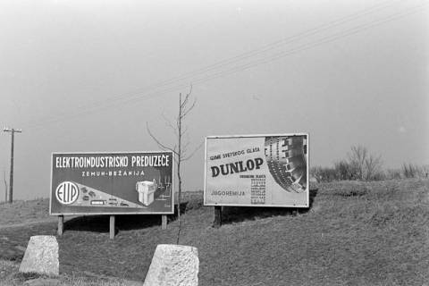 ARH NL Dierssen 1352/0032, Dunlop-Reklame, Belgrad, 1956