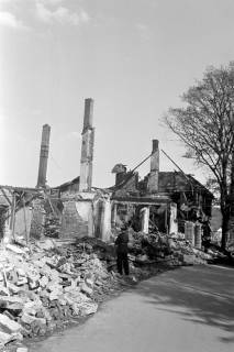 ARH NL Dierssen 1357/0012, Nach dem Brand des Hotel Düsterdiek, Neuhaus im Solling, 1956
