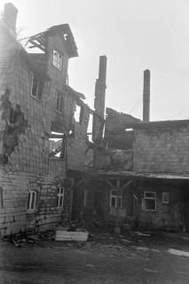 ARH NL Dierssen 1357/0014, Nach dem Brand des Hotel Düsterdiek, Neuhaus im Solling, 1956