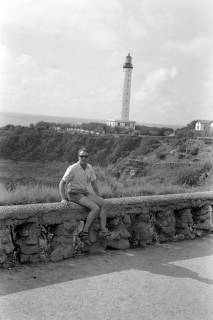 ARH NL Dierssen 1361/0012, Tour d'Europe: Leuchtturm, Biarritz, 1956