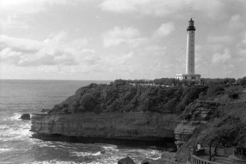 ARH NL Dierssen 1361/0016, Tour d'Europe: Leuchtturm, Biarritz, 1956