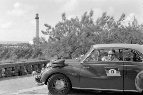 ARH NL Dierssen 1361/0019, Tour d'Europe: Leuchtturm, Biarritz, 1956