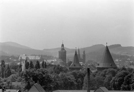 ARH NL Dierssen 1396/0001, Blick auf den Stadtkern, Goslar, 1957