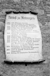 ARH NL Dierssen 1543/0029, Geschichte des Schloss Melsungen, 1966