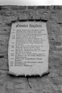 ARH NL Dierssen 1544/0002, Schild "Kloster Haydau", Altmorschen, 1966