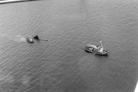 ARH NL Dierssen 1548/0002, Bergungsarbeiten nach dem Untergang des U-Bootes "U Hai", Nordsee, 1966