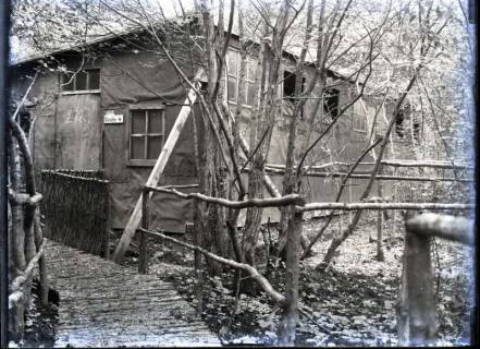 ARH NL Kageler 306, 1. Weltkrieg, Baracke im Wald, Bois des Rays, Frankreich, zwischen 1914/1918