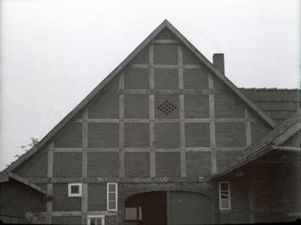 ARH NL Kageler 2117, Sinnbilder am Giebel eines Bauernhauses, Godshorn, 1940