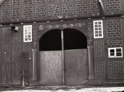 ARH NL Kageler 2273, Säulengeschmücktes Bauernhaustor, Göxe, 1940