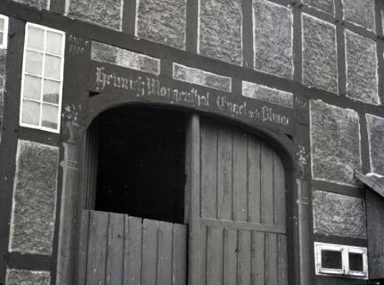 ARH NL Kageler 2289, Säulengeschmücktes Bauernhaustor, Göxe, 1940