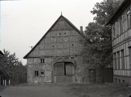 ARH NL Kageler 2347, Niedersächsisches Bauernhaus mit Giebelpfahl, Barsinghausen, 1940