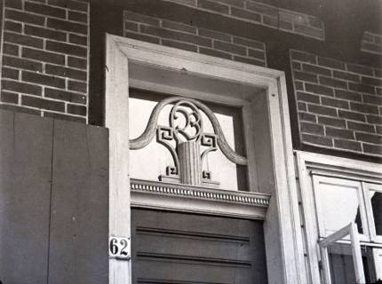 ARH NL Kageler 2846, Verziertes Oberlichtfenster über der Tür eines Bauernhauses, Langenhagen, 1940