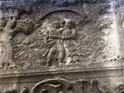 ARH NL Kageler 2847, Grabstein von 1761, Langenhagen, 1940