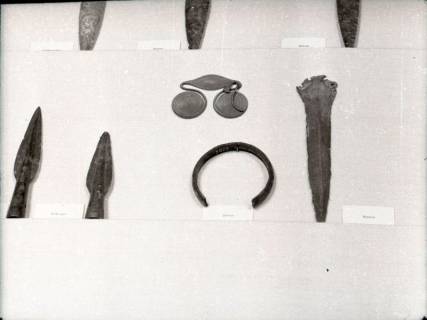 ARH NL Kageler 3091, Lanzenspitzen, Fibel und Ring aus der Bronzezeit, Hannover, 1941