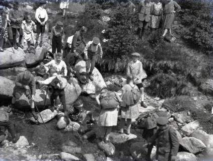ARH NL Kageler 3273, Wanderung mit einer Schulklasse durch das Bodetal, Thale, ohne Datum