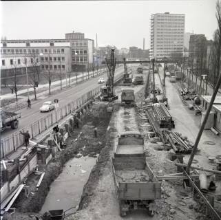 ARH NL Koberg 11883, U-Bahnbau Waterlooplatz, Hannover, 1966