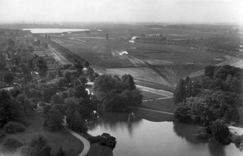 ARH NL Koberg 3026, Maschwiesen während der Bauarbeiten für den Maschsee, Hannover, ohne Datum