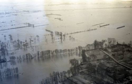 ARH NL Koberg 3515, Hochwasser der Aller, Rethem (Aller), 1962