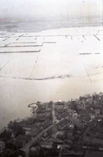 ARH NL Koberg 3903, Hochwasser der Aller, zwischen Rethem und Aller-Leine-Mündung, 1962