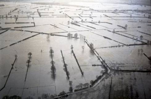 ARH NL Koberg 3908, Hochwasser der Aller, zwischen Rethem und Aller-Leine-Mündung, 1962