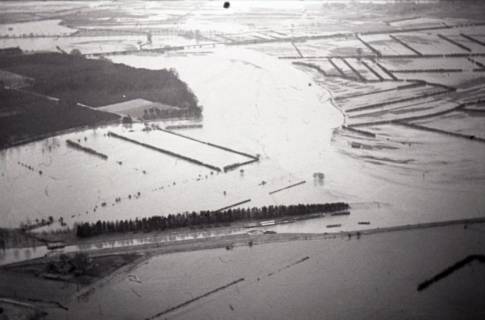 ARH NL Koberg 3910, Hochwasser der Aller, zwischen Rethem und Aller-Leine-Mündung, 1962