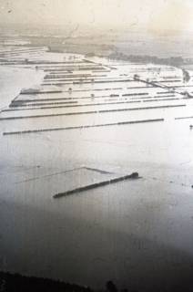 ARH NL Koberg 3912, Hochwasser der Aller, zwischen Rethem und Aller-Leine-Mündung, 1962