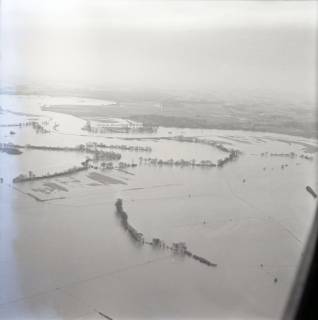 ARH NL Koberg 3932, Hochwasser der Aller, zwischen Rethem (Aller) und Dörverden-Westen, 1962