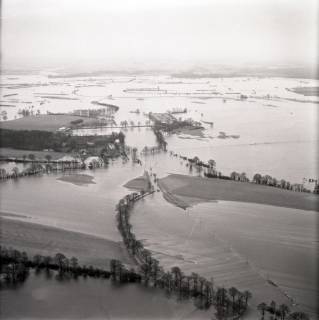 ARH NL Koberg 3933, Hochwasser der Aller, zwischen Rethem (Aller) und Dörverden-Westen, 1962