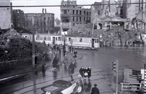 ARH NL Koberg 408, Kriegszerstörung am Kröpcke, Hannover, zwischen 1945/1946