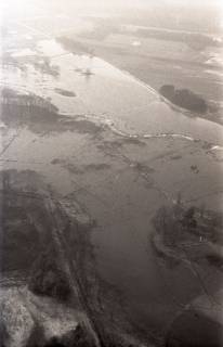 ARH NL Koberg 4254, Hochwasser des Steinhuder Meerbachs, bei Nienburg/Weser, 1961