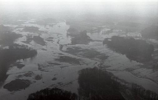 ARH NL Koberg 4258, Hochwasser des Steinhuder Meerbachs, bei Nienburg/Weser, 1961