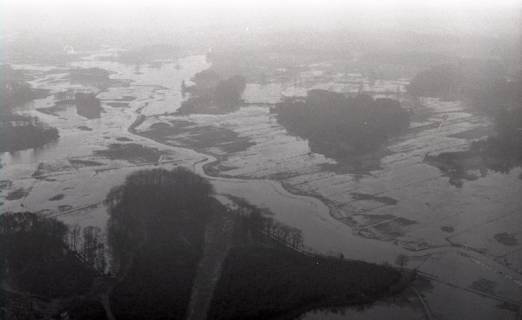 ARH NL Koberg 4259, Hochwasser des Steinhuder Meerbachs, bei Nienburg/Weser, 1961