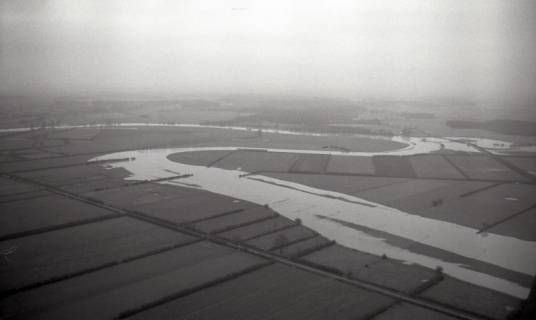 ARH NL Koberg 4339, Hochwasser der Leine, zwischen Helstorf und Schwarmstedt, 1960