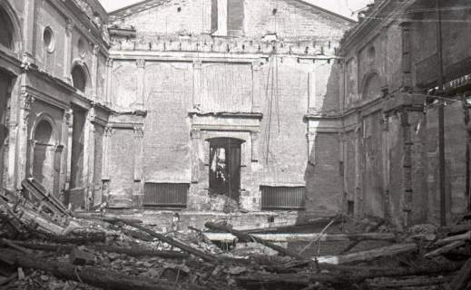 ARH NL Koberg 5779, Zerstörtes Gebäude im Bereich Weidendamm, Vahrenwalder Straße oder Welfenplatzgegend, 1946