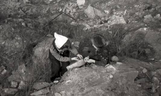 ARH NL Koberg 5803, Spielende Kinder in den Trümmern, Hannover, 1948