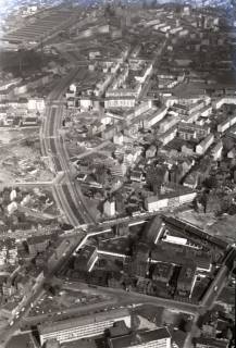 ARH NL Koberg 6180, Berliner Allee mit Henriettenstift, Hannover, 1958