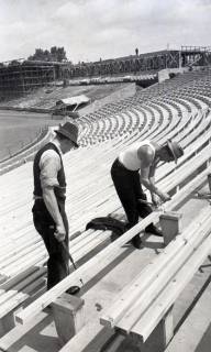 ARH NL Koberg 6406, Bau des Niedersachsenstadions, Hannover, 1951