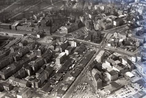 ARH NL Koberg 8244, Christuskirche und Klagesmarkt, Hannover, 1958
